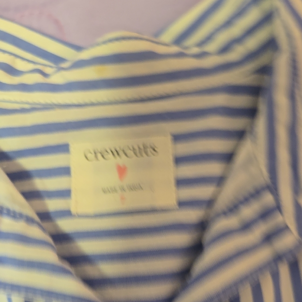 Crewcuts Blue and White Striped Shirt - Picture 7 of 8